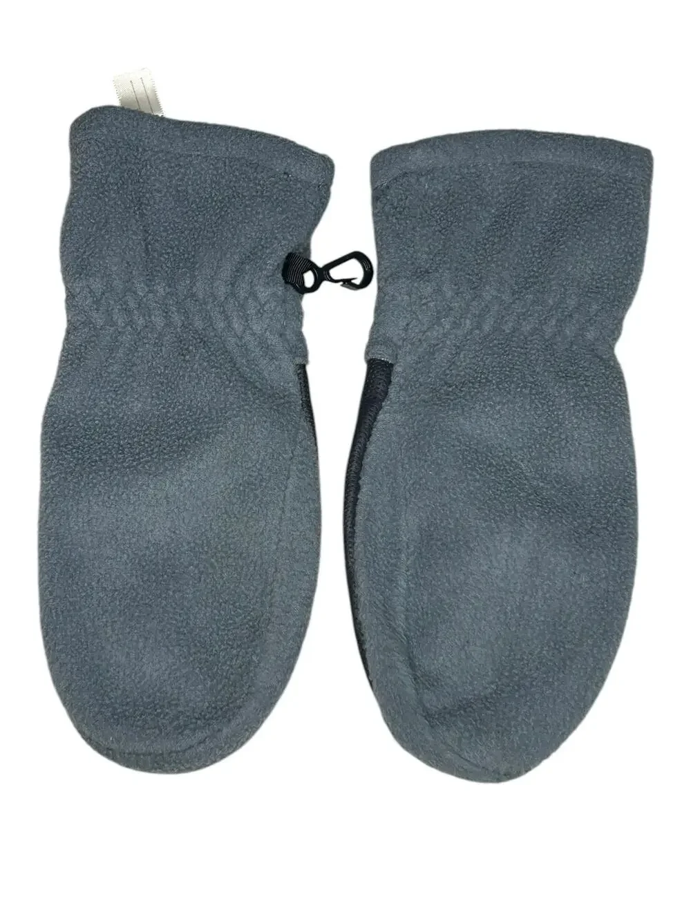 Lands end grey fleece mittens size small